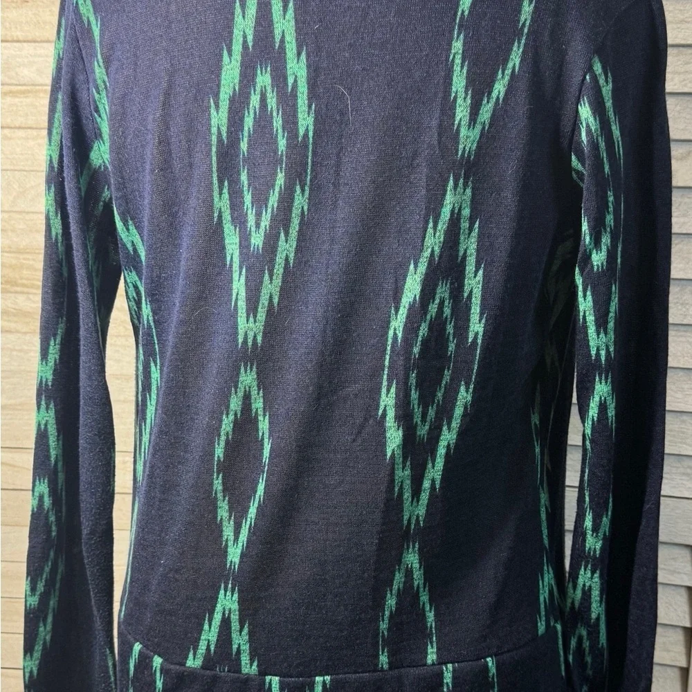 Pinkblush Open Front Cardigan Navy Blue Boho Lightweight Layering Sweater S